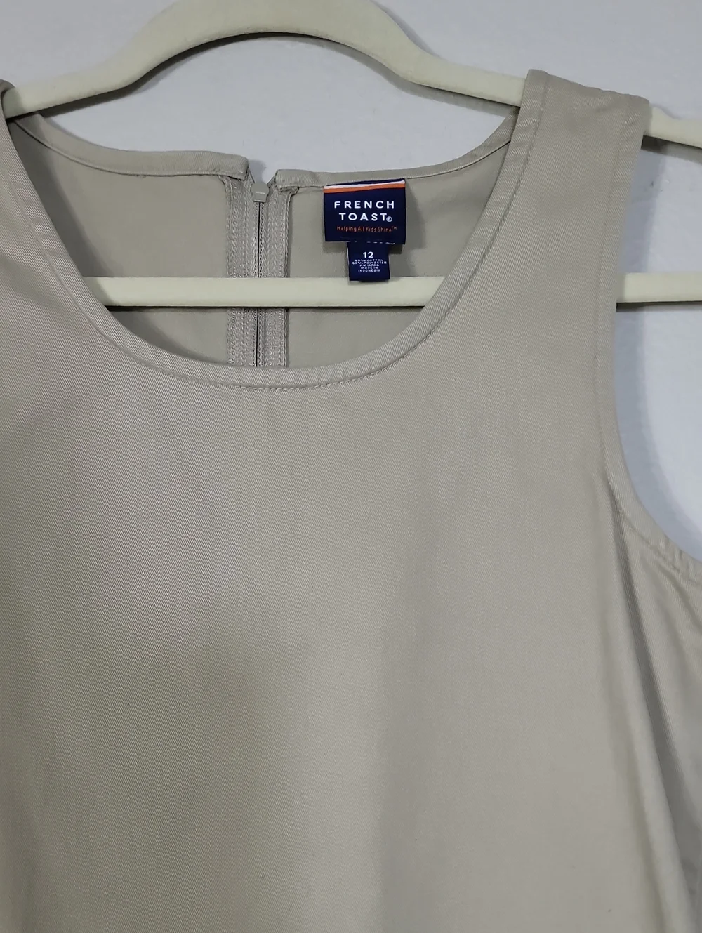 French Toast Girls School Uniform Dresses Set of 2 Size 12 Navy Khaki Kids